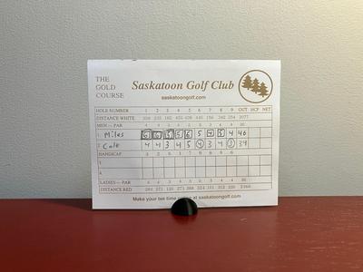 Golf Scorecard Holder 