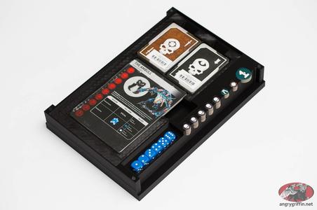 Combat Arena: Lair of the Beast Dice, Token and Card Holder STL for 3D Printing