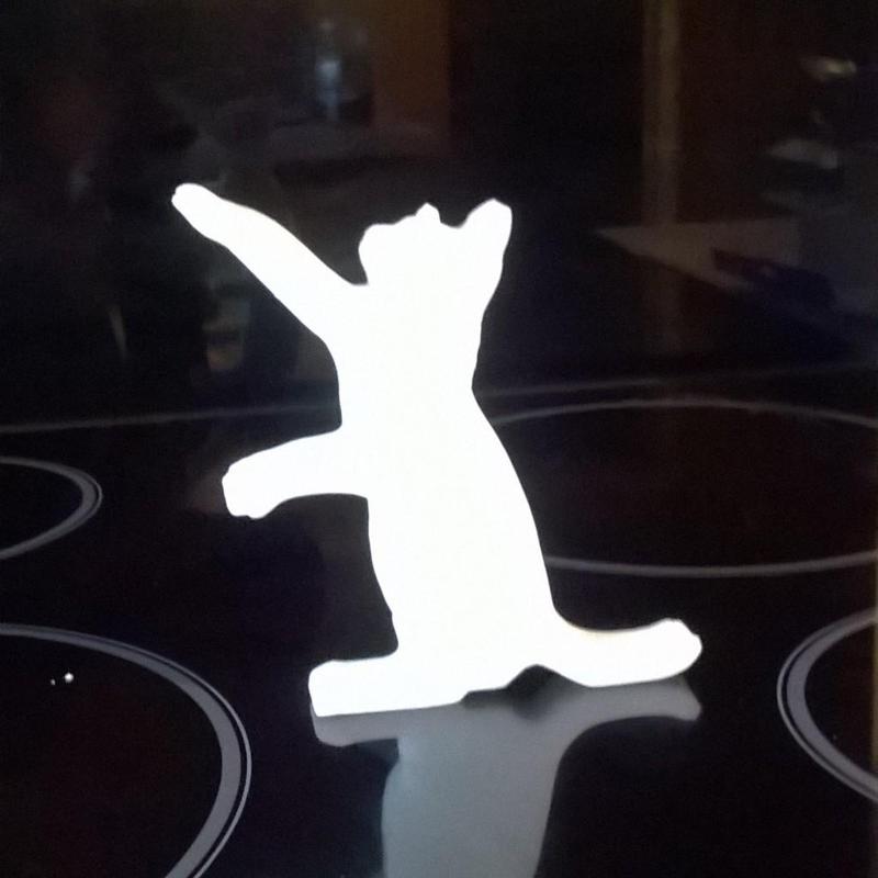 Stand-Up Reaching Cat Soap Mold