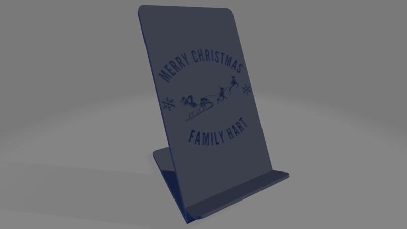 Hart Family Christmas Phone Stand – The Perfect Holiday Gift!