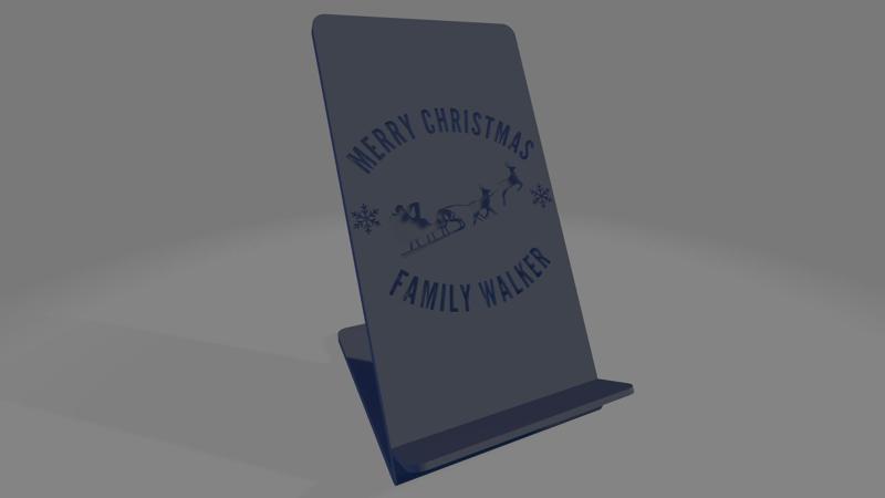 Walker Family Christmas Phone Stand – The Perfect Holiday Gift!