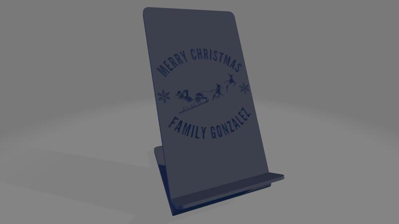 Gonzalez Family Christmas Phone Stand – The Perfect Holiday Gift!
