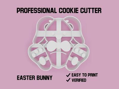 Easter bunny Cookie cutter