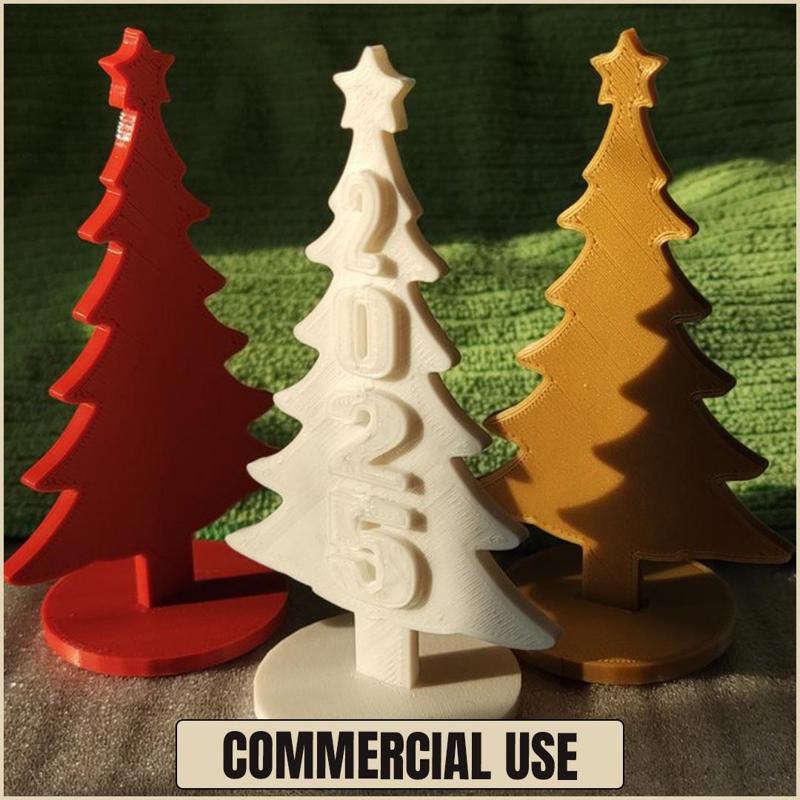 Minimalist 2025 Christmas Tree with Stand - Commercial Use