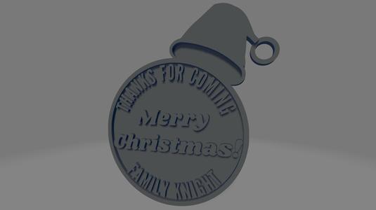 'Merry Christmas' Keychain - Knight Family Edition, Perfect Holiday Gift!