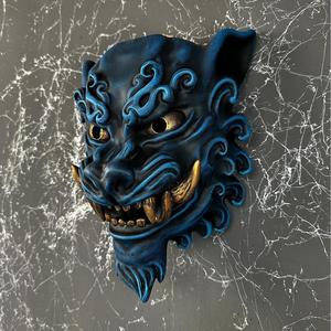 Blue Japanese Flame Fury Oni toy