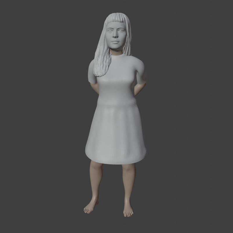Nursing Girl 3D Model
