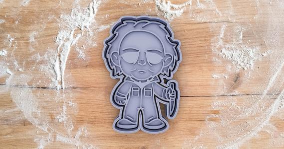 Michael Myers cookie cutter from movie Halloween