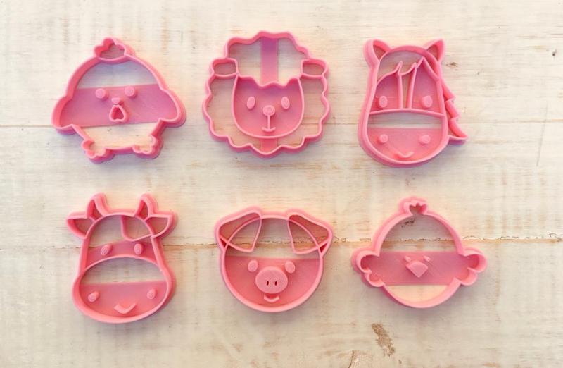 Cookie cutter Set farm animals