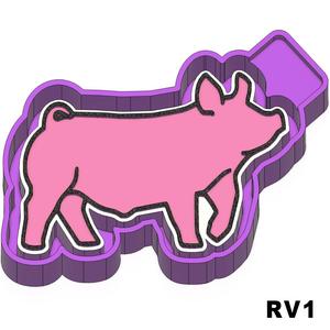 SHOW PIG FRESHIE MOLD - 3D MODEL MOLDING FOR MAKING SILICONE MOULD