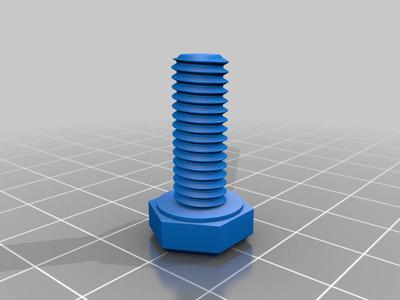 M8 x 1.25 mm pitch L=20 mm screw bolt