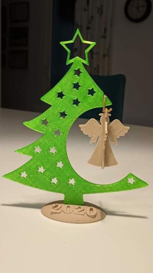 Christmas Tree With 2020 Base