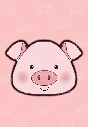 Pig Head Cookie Cutter