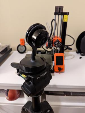 Tripod adapter for streaming camera, compatible with Nest Indoor Cam first generation