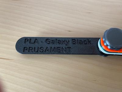 Filament Swatch Sample (with holder)