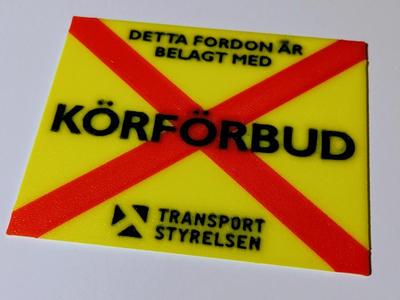No entry sign