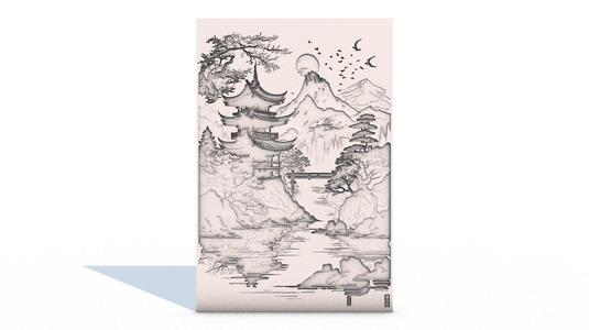 Japanese landscape home decor wall art no.13