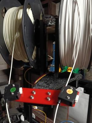 Ender 3 Dual Extrusion -  In progress, Dual Color/Colour upgrade for the Ender3 Pro.  