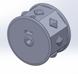Smars Wheel with axis lock screw