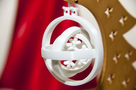 Gyroscopic Christmas orpiment Snowflake