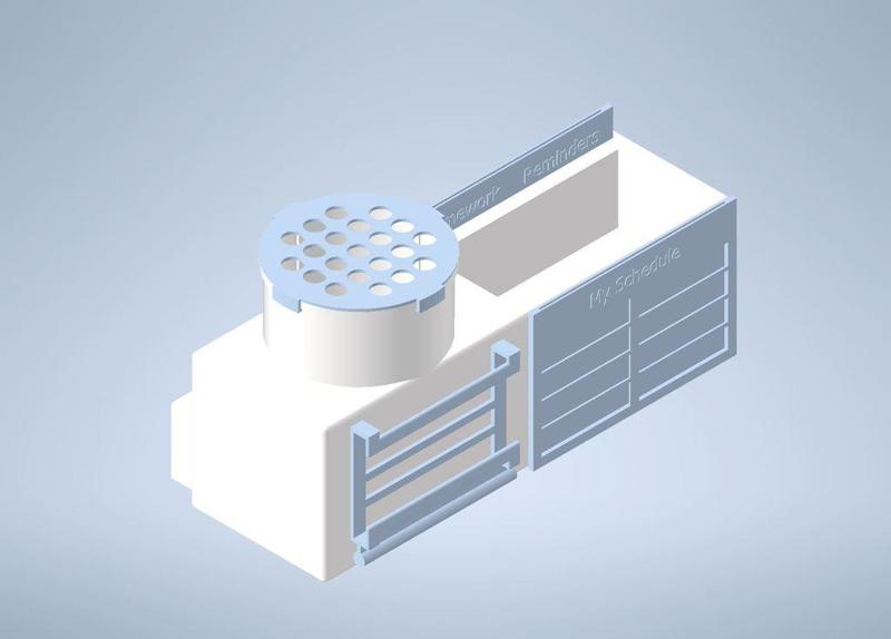 E-Learning Modular Desk Organizer