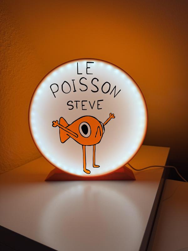 Fish lamp steve