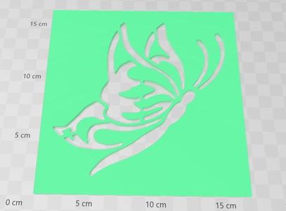 Butterfly Stencil Butterfly V7