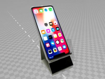 phonestand with charging cable throughput - no supports