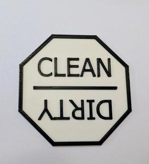 Clean/Dirty Dishwasher Magnet