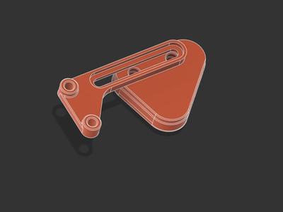 Voron sliding X -endstop mount