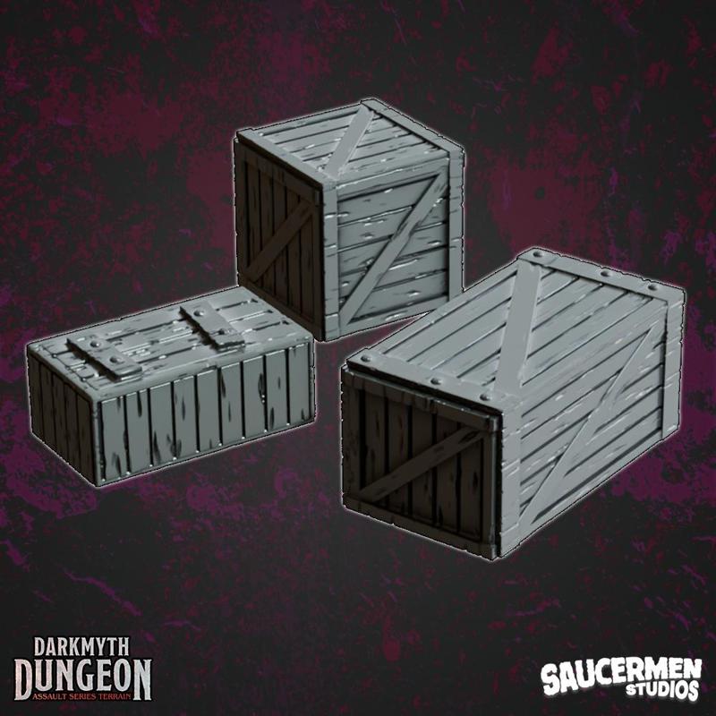DarkMyth Dungeon - Scatter: Wooden Crates