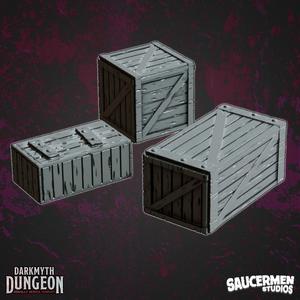 DarkMyth Dungeon - Scatter: Wooden Crates