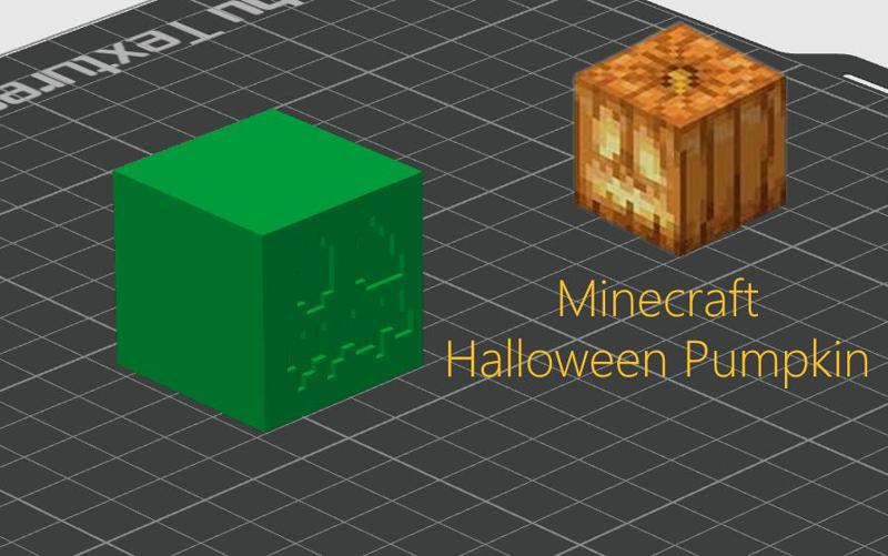 Minecraft Halloween Pumpkin
