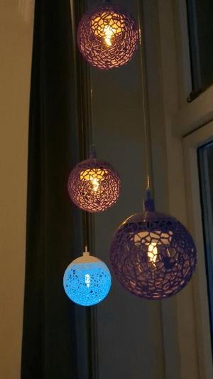 Christmas Ball Tea Light upside down 