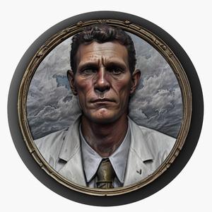 Ludwig Wittgenstein medallion pendant