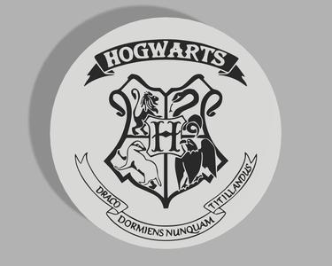 Harry Potter - Hogwarts logo coaster