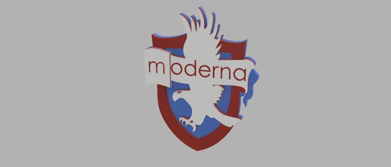 3D MULTICOLOR LOGO/SIGN - Ravenclaw x Moderna
