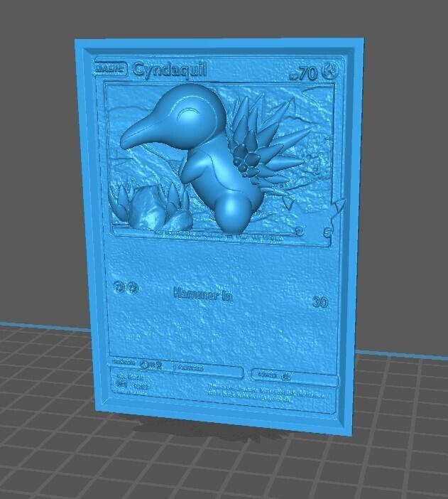 0155 Cyndaquil Pokemon Pop Up Card (Fanart)