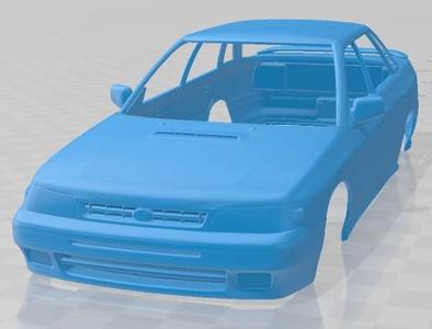 Subaru Legacy 1989 Printable Body Car