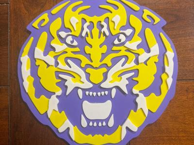 LSU Tigers Oversized Necklace Alternate Logo