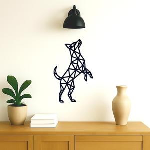 Lowpoly dog wall decoration