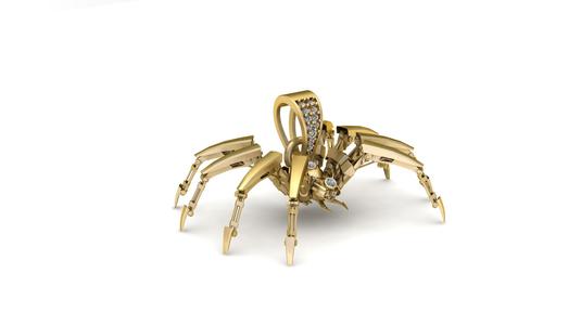SPIDER   PANDANT 3D PRINTABLE MODAL