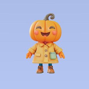 Cartoon Halloween Pumpkin