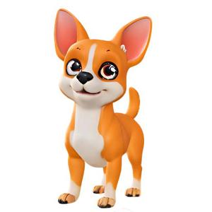 Cute Cartoon Chihuahua