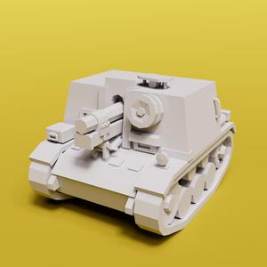 STURMPANZER BRUMMBAR - CARTOON TANK