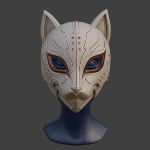 Big Techno Cat Mask
