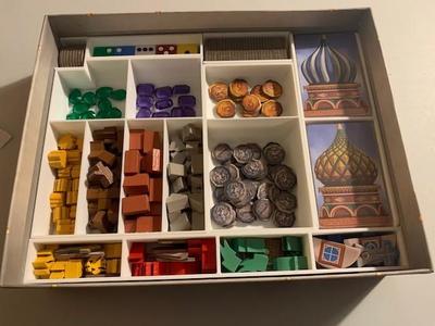 Red Cathedral BoardGame Insert - Sleeved Cards v2.0