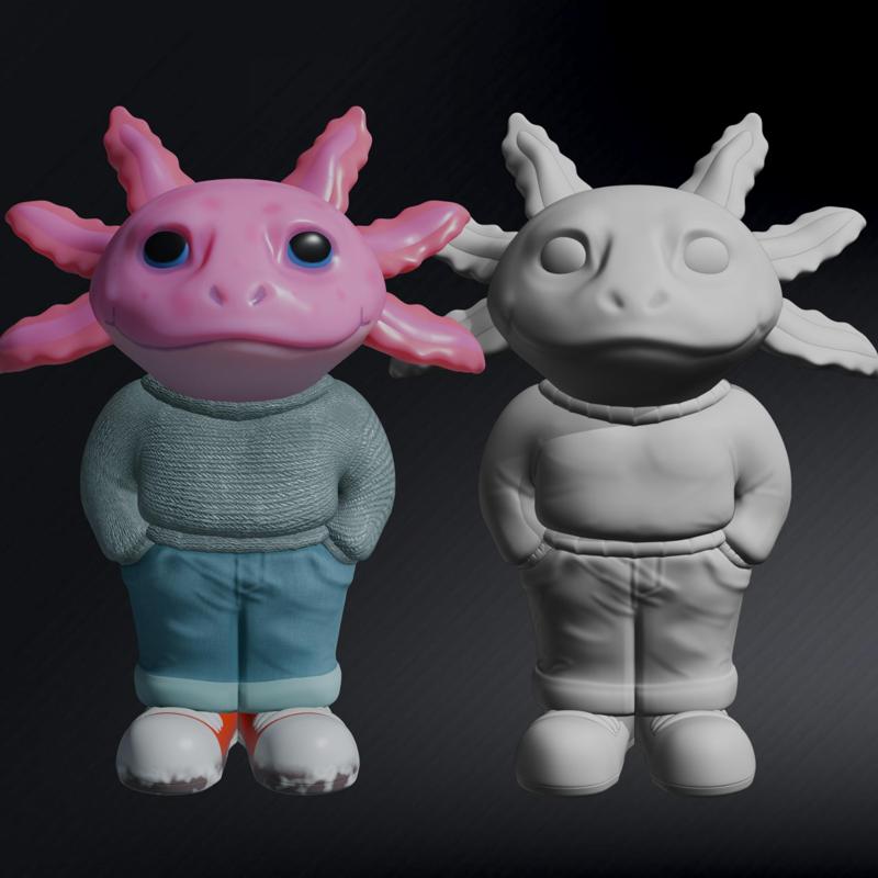 Chill Axolotl, Chill Ajolote | Un Tio Chill De Cojones 🍥, AKA CHILL GUY Axolotl - CHILL DE COJONES