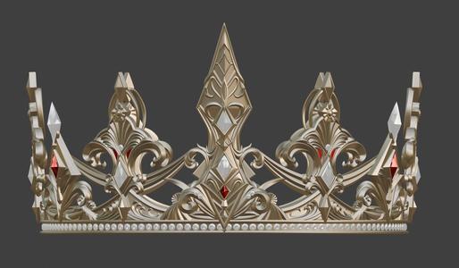 Girl Crown - Fallen Crown Love And Deepspace 3D print