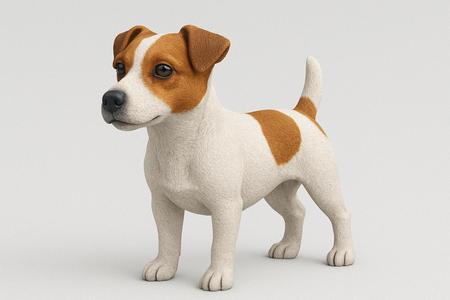 Jack Russell Terrier Dog STL FILE for printer 3D